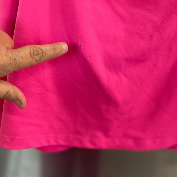 Champion‎ skort woman XL hot pink logo on front hem. Key pocket, snags in front - Picture 6 of 10